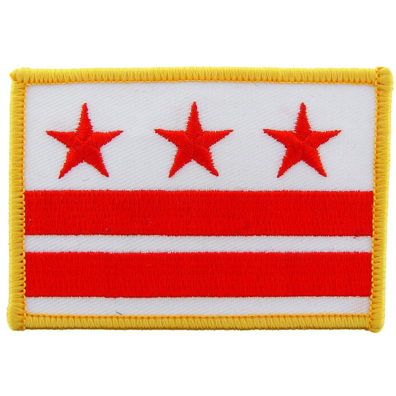 District of Columbia Flag Patch 2 1/2&#x22; x 3 1/2&#x22;